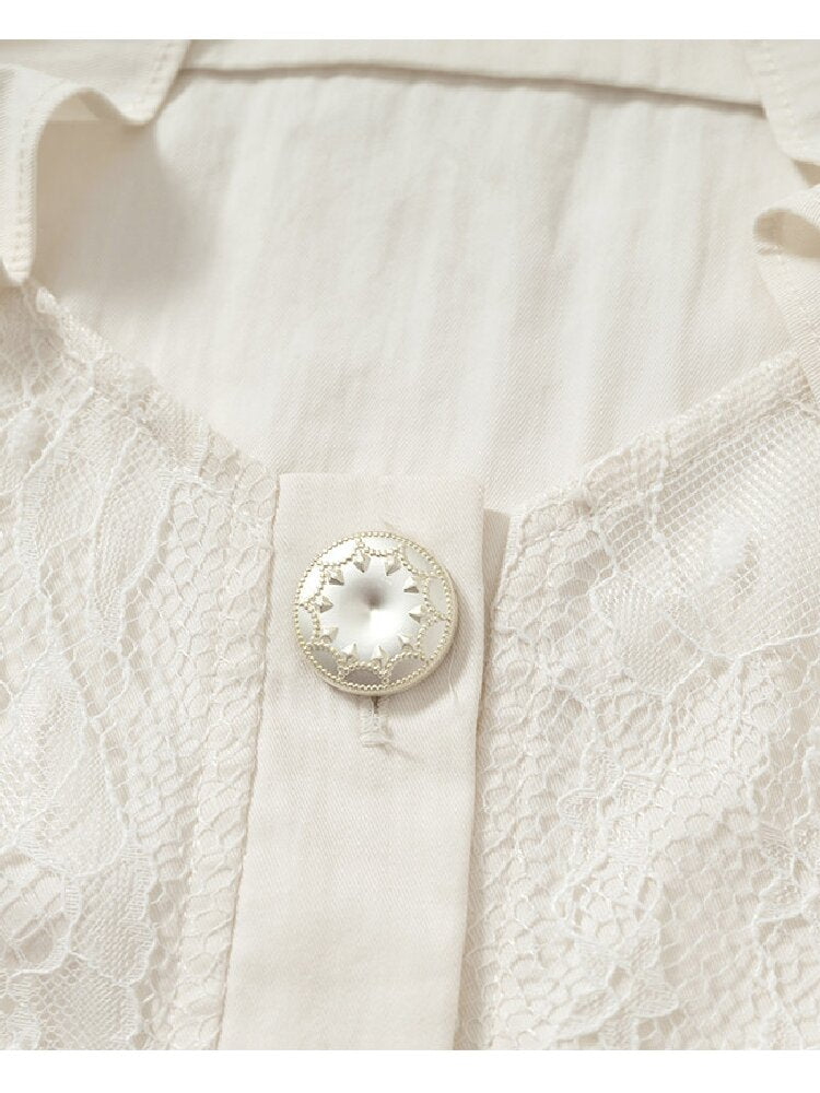 Medieval Heavy Work Lace Shirt【s0000017985】