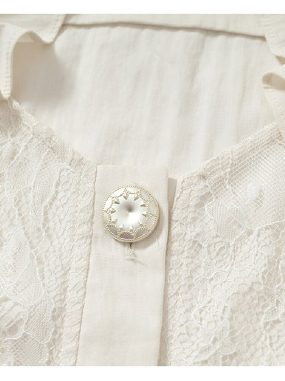 Medieval Heavy Work Lace Shirt【s0000017985】