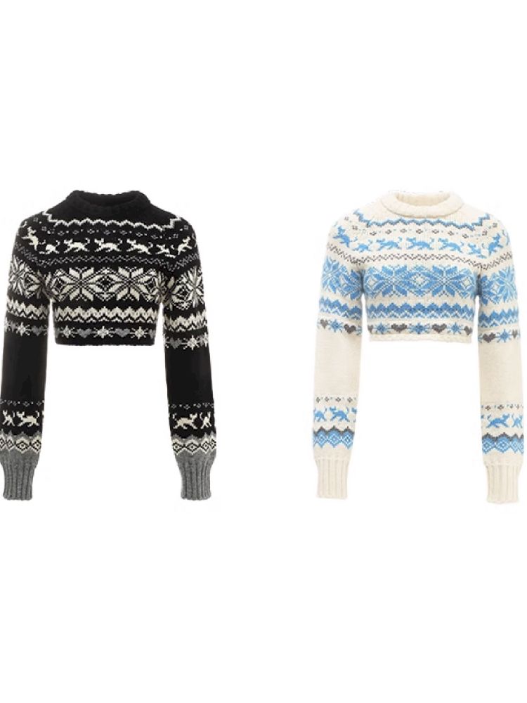 CHUNKY KNIT CREW NECK SWEATER [S0000010631]