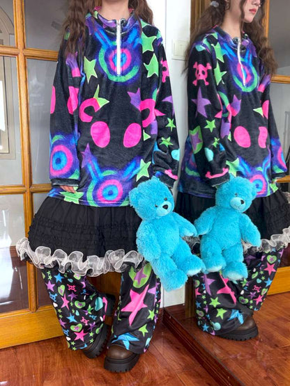 Dopamine Plush Wide-Leg Pants【s0000014633】