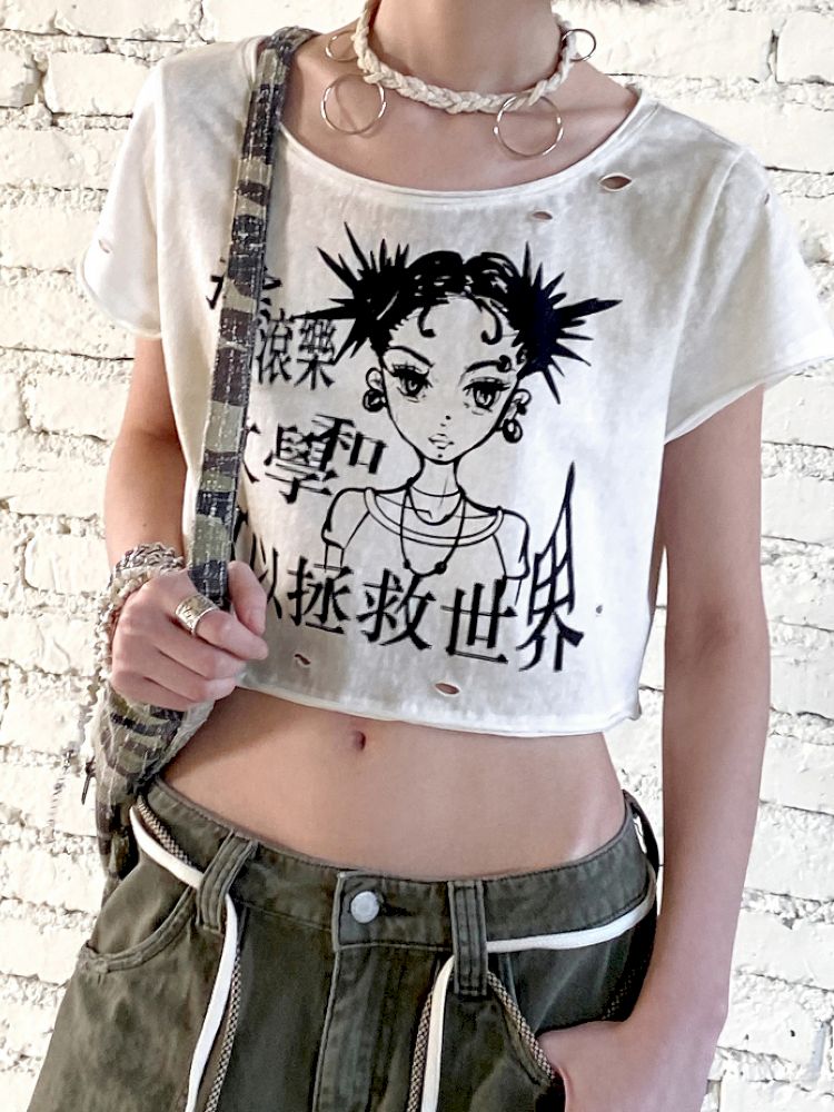 Save the world camouflage hooded T【s0000012427】