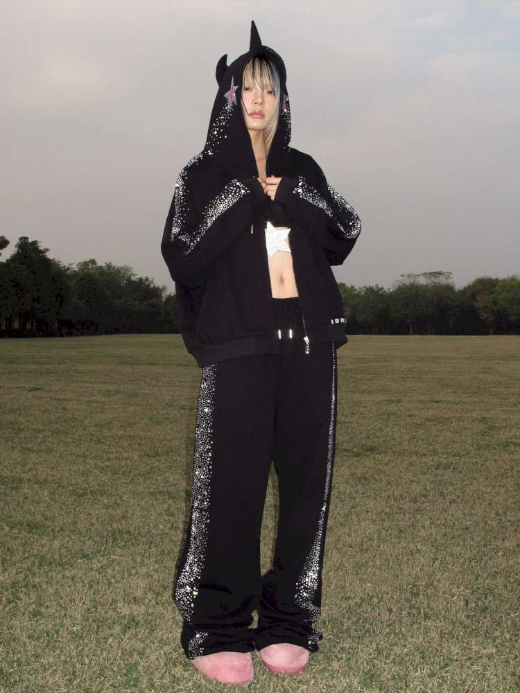 Horse Crying Unicorn Sweatpant【s0000015385】