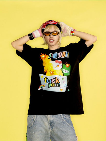 Street Hip Hop Loose T-Shirt【s0000012460】