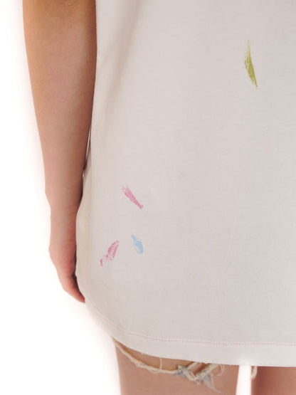 Round neck loose retro casual short-sleeved T-shirt【s0000013458】