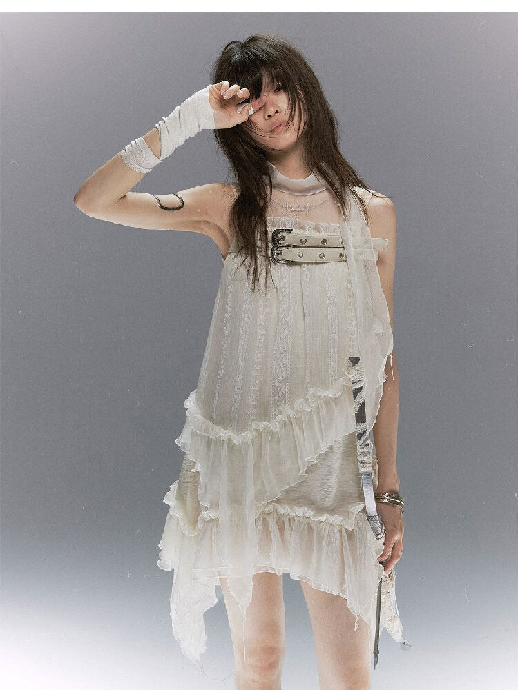 Lace Armor Embroidered Sundress【s0000017043】