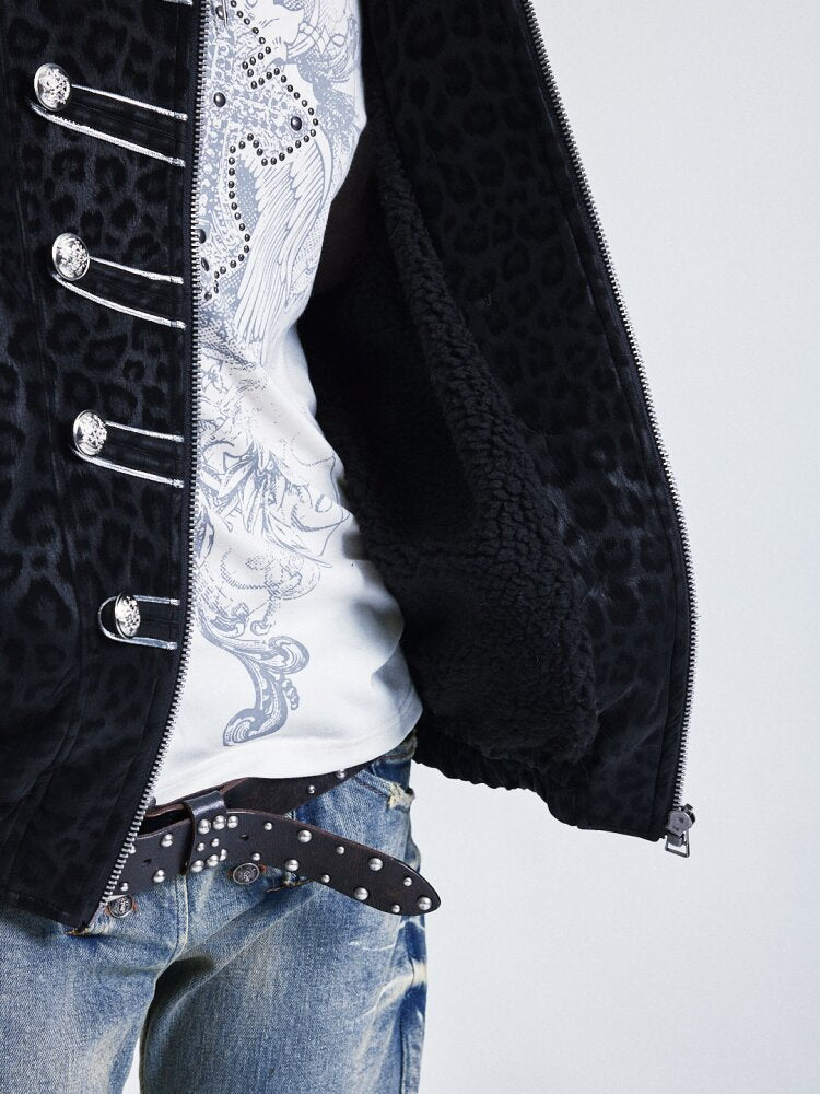 Soft PU Leopard Print Zip Jacket【s0000015556】 – SCULTURE（エス
