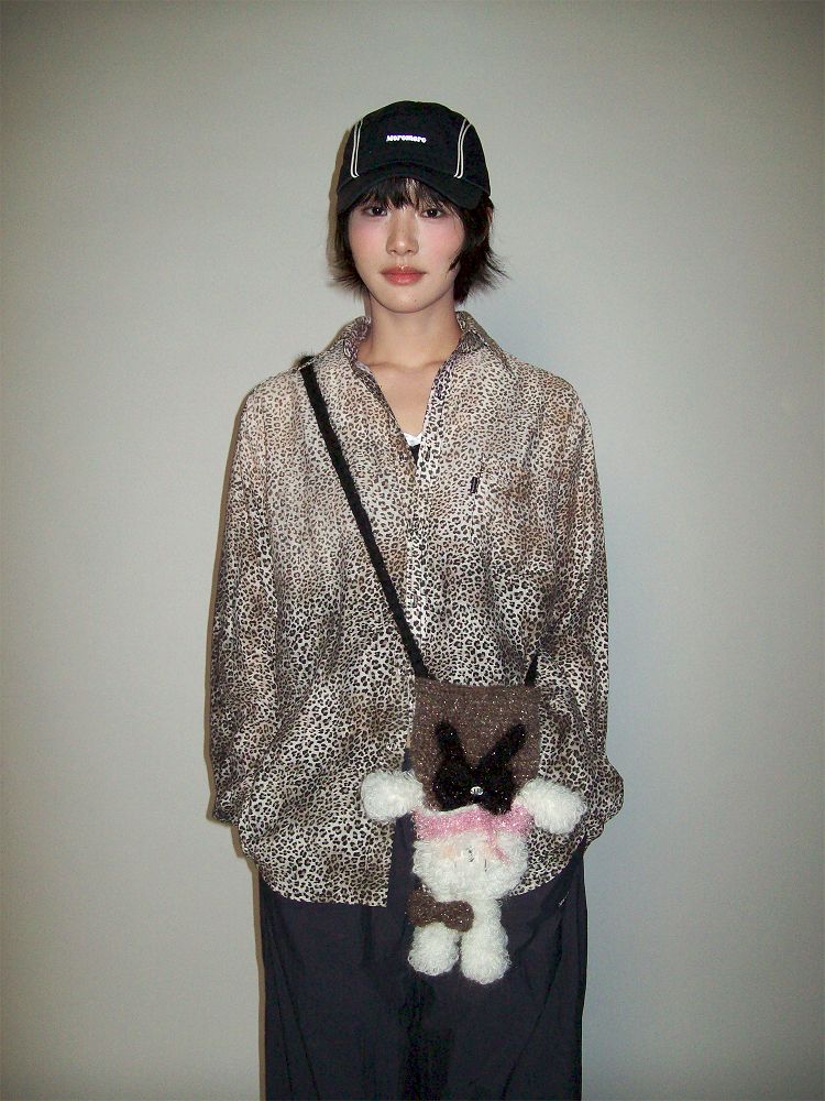 Horsebit Tie Loose Long Sleeve Shirt【s0000012510】