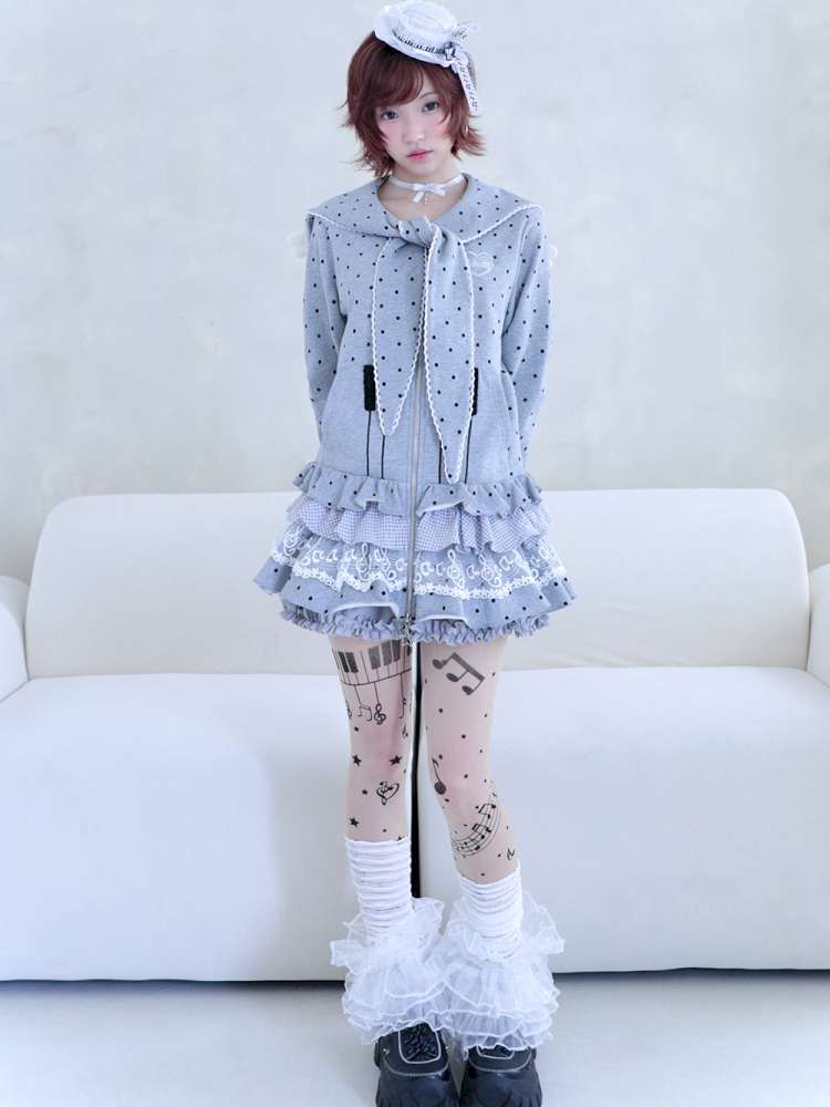 Antique Ghost Girl Gray Sailor Dress【s0000014696】