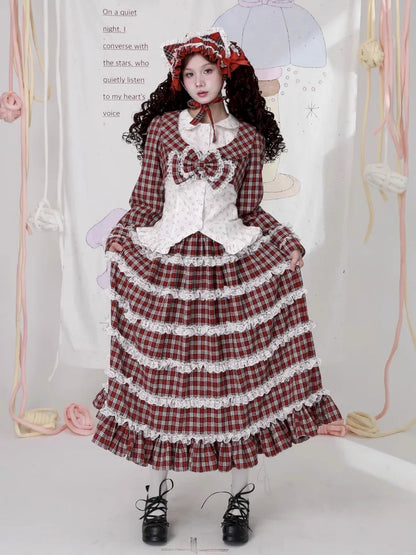 Lolita Showa-Era Girl Adorable Niche Half-Skirt【s0000014105】