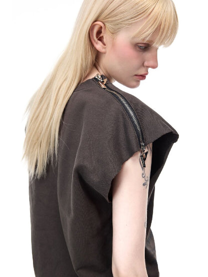 Thorn Print Patchwork Tank Top【s0000017717】