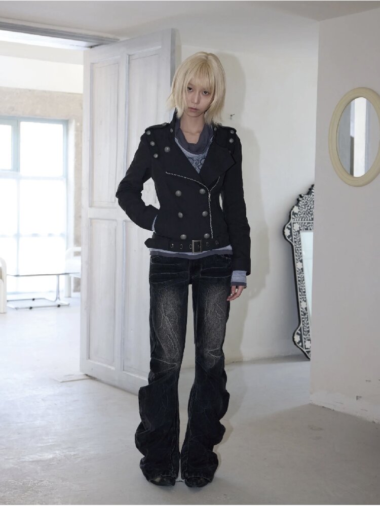 Mid-Century Vintage Napoleon Coat【s0000016952】