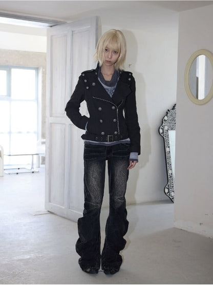 Mid-Century Vintage Napoleon Coat【s0000016952】