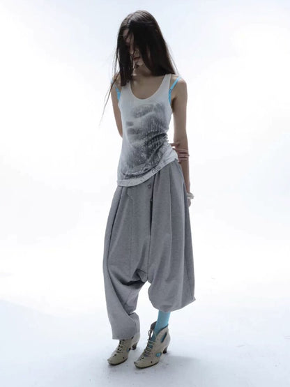 Retro Knitted Harem Leggings【s0000016573】