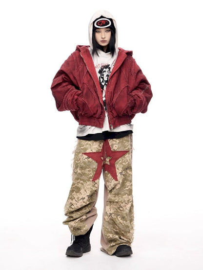 Raw Edge Short Cotton Jacket【s0000011355】