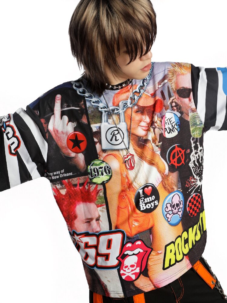 Punk Rock Band Subculture T-shirt【s0000015892】