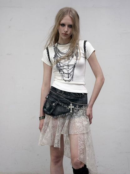 Two Wear Short Sleeve T-Shirt【s0000012619】