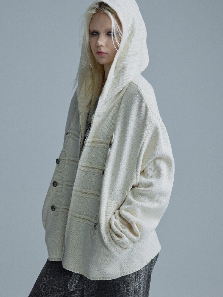 Chain Vintage Napoleon Hooded Sweater【s0000018546】