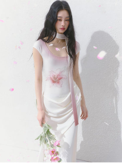 Atmosphere Printed Skinny Dress【s0000012146】