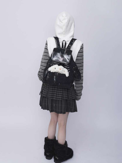 Rabbit Ears Pain Cute Backpack School Bag【s0000014617】