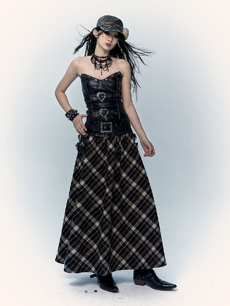 Long A-line Skirt【s0000011435】