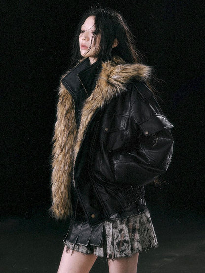 Removable FUR FLIGHT JACKET [S0000010762]