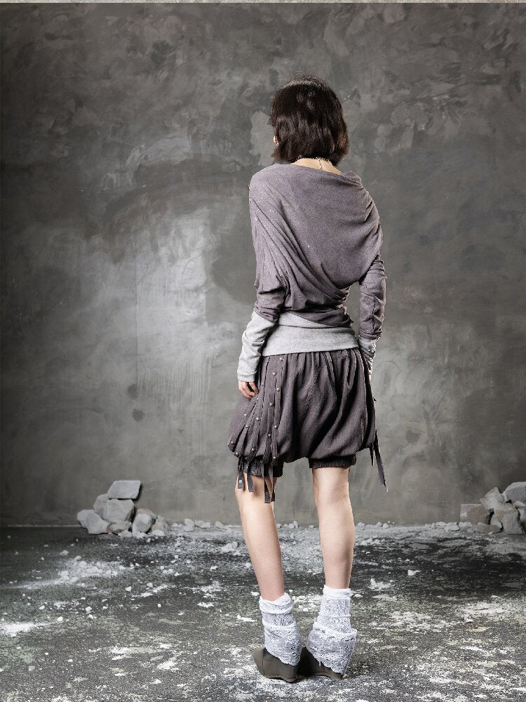 Lace Stitching Bud Shorts【s0000015948】
