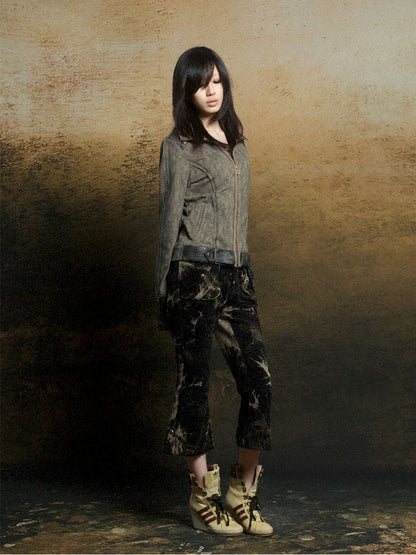 Tie-Dye Micro Low Waist Pants【s0000011817】