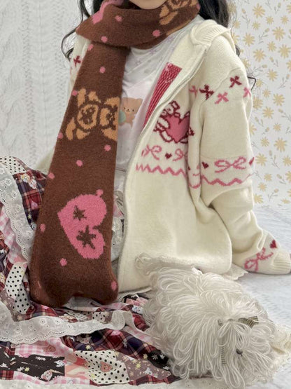 Cartoon Bear Warm Neck Scarf【s0000015040】