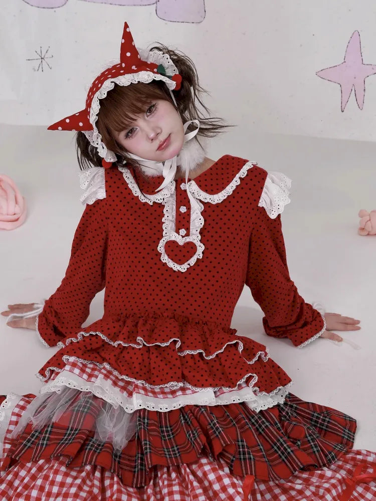 Cute Girl's Christmas Sweatshirt【s0000014108】