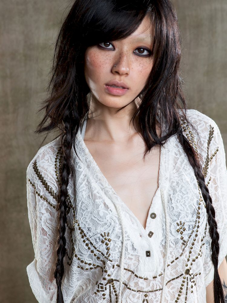 Loose Lace Blouse Dress【s0000012647】