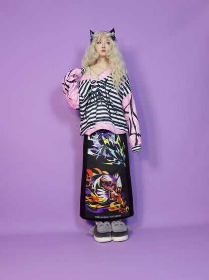 Pokemon Drawstring Sweat High Waist Skirt【s0000014868】