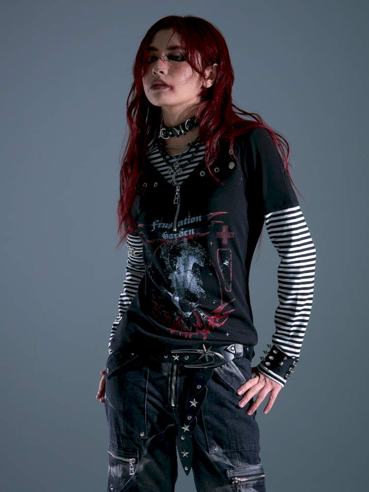 Casual Long-Sleeve T-Shirt【s0000013914】