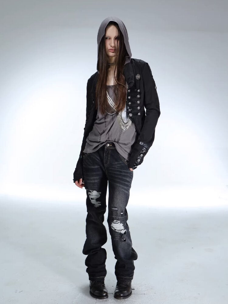 Vintage Gem Print Diamond T-Shirt【s0000015913】