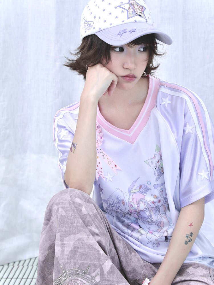 Spliced Short Sleeve Jersey【s0000016667】