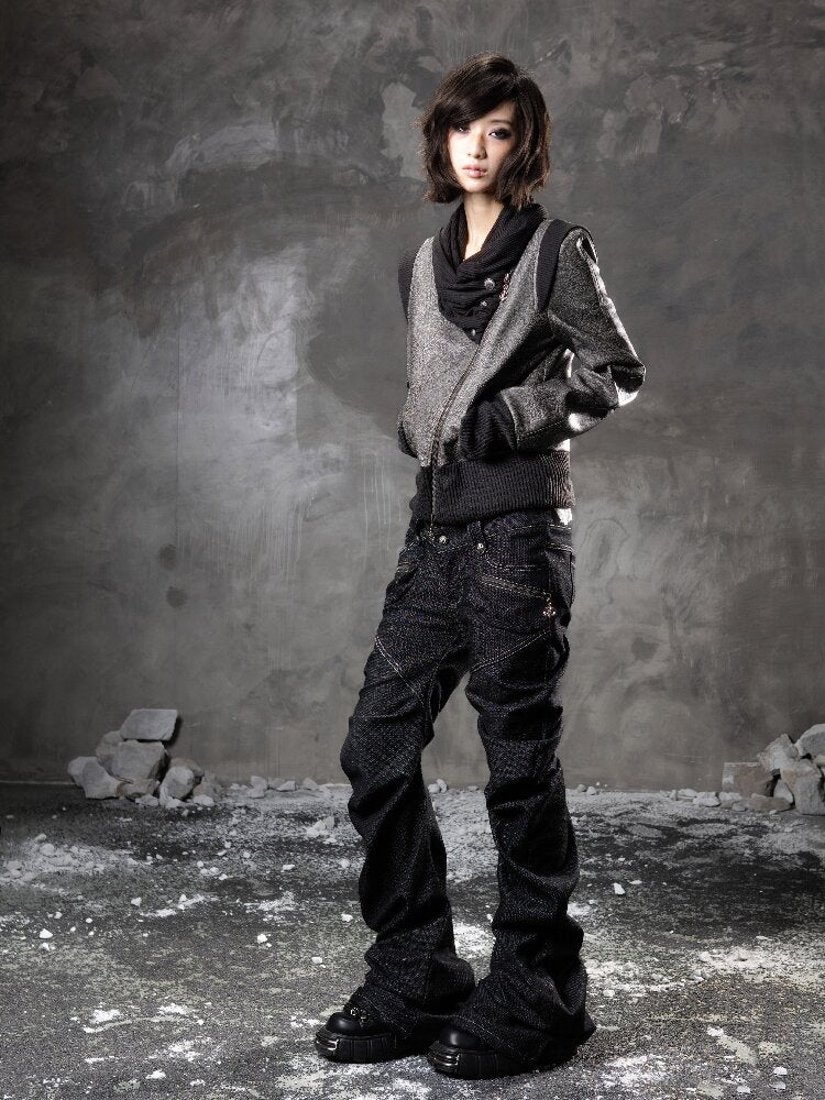 Pile Collar Leather Jacket【s0000015957】