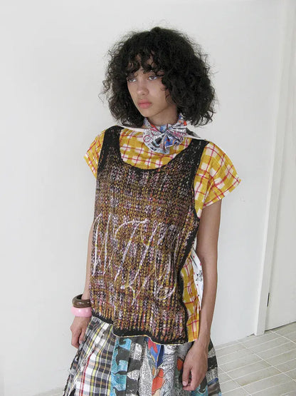 Graffiti Art Print Tie【s0000014213】