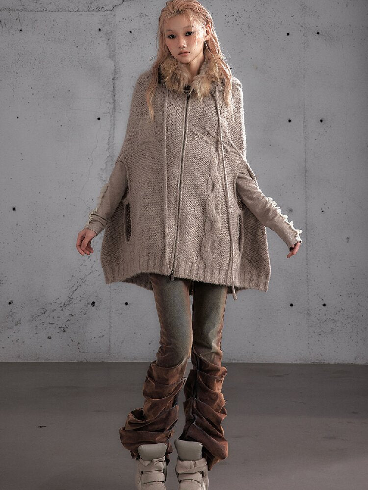 Genuine Fur Warm Furry Scarf【s0000019158】