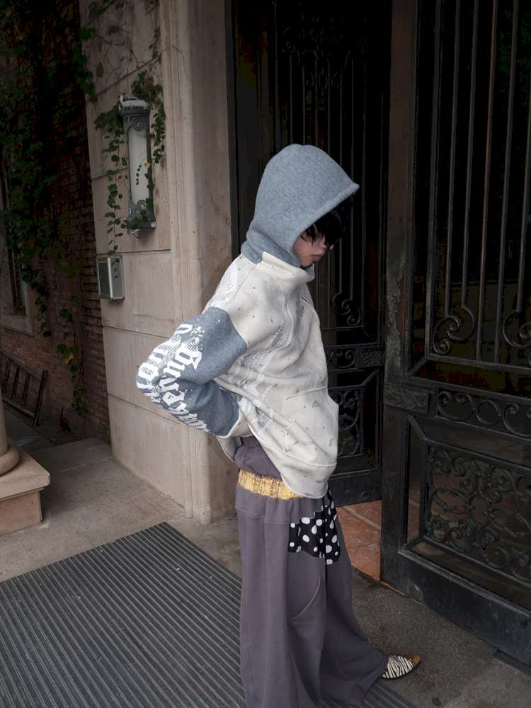 Polka Dot Paneled Wide Leg Pants【s0000015150】