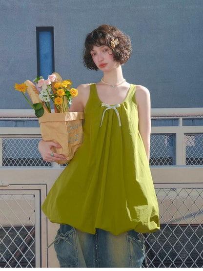 Pod Sleeveless Pocket Dress【s0000013372】