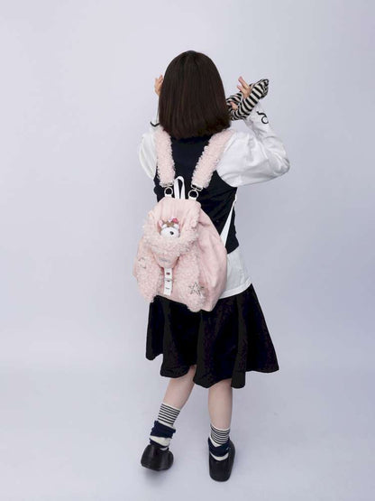 Rabbit Ears Cute Fur Crossbody School Bag【s0000014616】