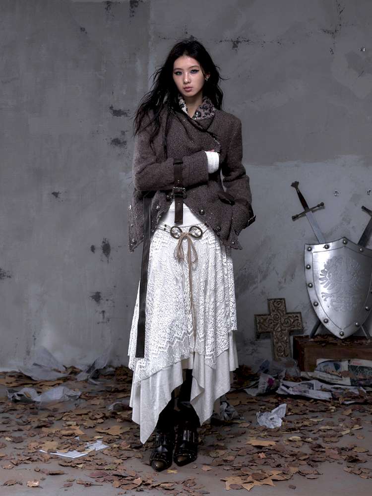 Chanel-Style Reversible Fleece Coat【s0000014462】