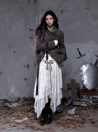 Chanel-Style Reversible Fleece Coat【s0000014462】