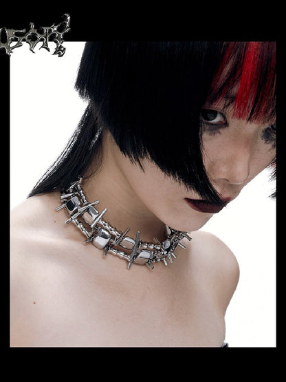 Illusory Heavy Duty Punk Choker Chain【s0000018814】