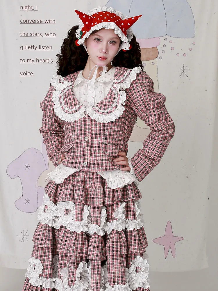 Old-fashioned Lolita cute girl niche top【s0000014103】