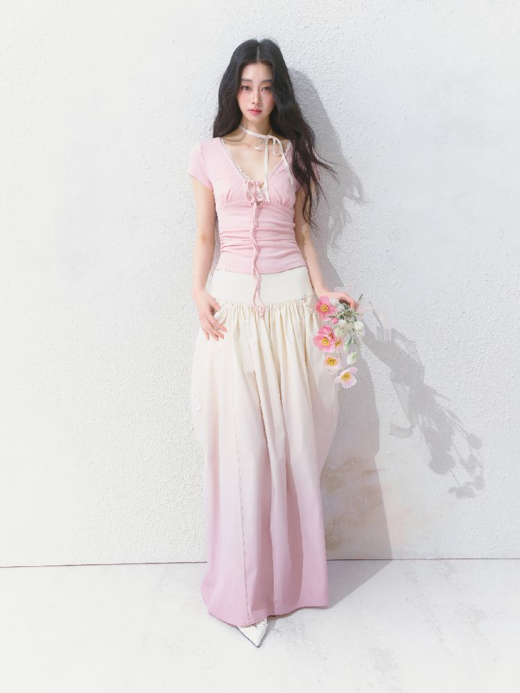 High-Waisted Half-Length Skirt【s0000012144】
