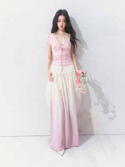 High-Waisted Half-Length Skirt【s0000012144】