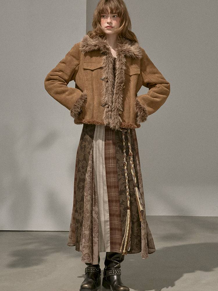 Faux Fur Collar Jacket【s0000014409】