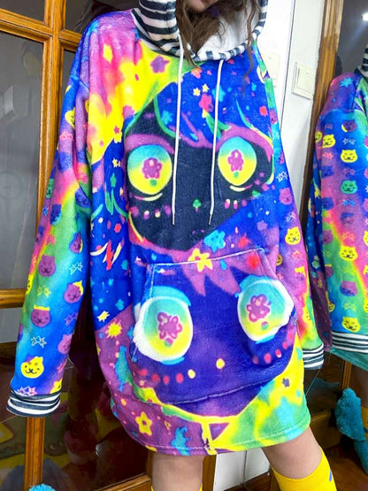 Niche Millennial Style Color Cartoon Plush Top【s0000014636】