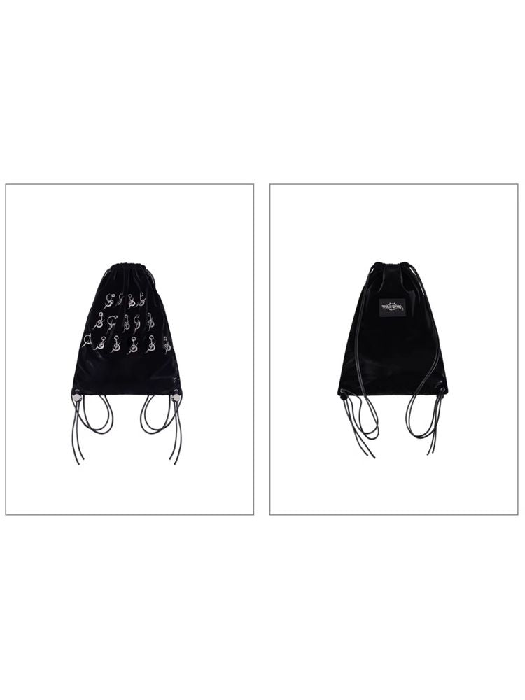 DRAWSTRING Y2K SHOULDER BAG [S0000009393]