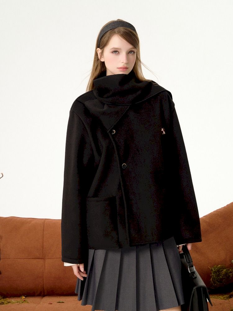 Korean style tweed jacket【s0000005163】